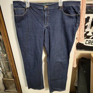 WOMANS LAUREN RALPH LAUREN STRAIGHT LEG JEANS SZ 22W
